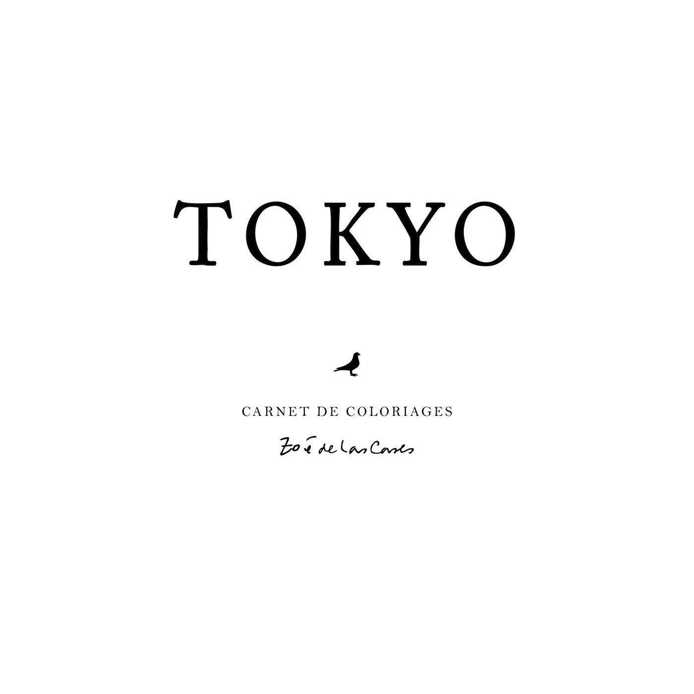 Libro para colorear Tokyo de Zoé de Las Cases – interior 1