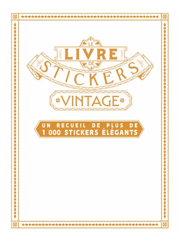 Hachette Pratique - Libro de Pegatinas | Le Livre de Stickers Vintage — detalle 2