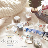 MIND WAVE - Cinta adhesiva Transparente de 30mm | Hokkori life bear