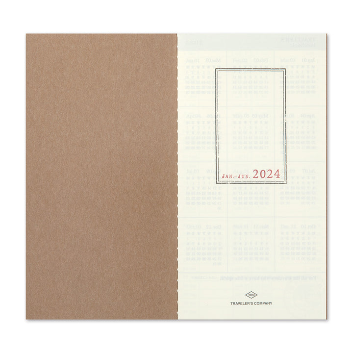 Traveler's Company - TRAVELER'S notebook Diary 2024  Ene-Dic | Regular Size | Agenda Semanal y Notas