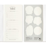 Traveler's Company -  TRAVELER'S notebook TOKYO Edition Recambio | Regular Size | Hojas lisas