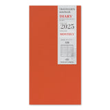 Traveler's Company - Diary 2025 Monthly  Ene -Dec | Regular Size