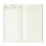 Traveler's Company - Diary 2025 Weekly + Memo- Jan-Dec | Regular Size