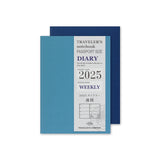 Traveler's Company - TRAVELER'S notebook Diary 2025 | Passport Size | Agenda Semanal