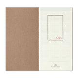 Traveler's Company - Diary 2025 Weekly + Memo- Jul - Dec | Regular Size
