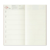Traveler's Company - Diary 2025 Weekly + Memo- Jul - Dec | Regular Size