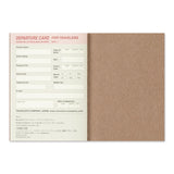 Traveler's Company - TRAVELER'S notebook Diary 2025  Julio-Dic | Passport Size | Agenda Semanal y Notas