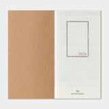 Traveler's Company - TRAVELER'S notebook Diary 2026 Monthly Ene-Dic | Regular Size | Mensual