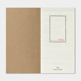 Traveler's Company - TRAVELER'S notebook Diary 2026  Ene-Dic | Regular Size | Agenda Semanal Vertical