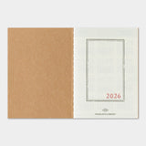 Traveler's Company - TRAVELER'S notebook Diary 2026 Monthly Ene-Dic | Passport Size | Mensual