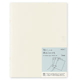 Midori MD Paper - MD Notebook Light A4 Pack de 3 cuadernos | Hojas con cuadrícula