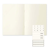 Midori MD Paper - MD Notebook Light A5 Pack de 3 cuadernos | Hojas Lisas