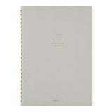 Midori - Ring Notebook A5 Color | Cuaderno con Malla de Puntos | Gray