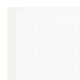 Midori - Ring Notebook A5 Color | Cuaderno con Malla de Puntos | White