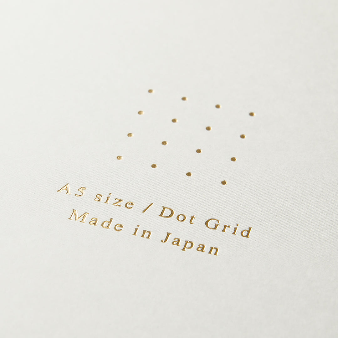 Midori - Ring Notebook A5 Color | Cuaderno con Malla de Puntos | White