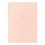 Midori - Ring Notebook A5 Color | Cuaderno con Malla de Puntos | Pink