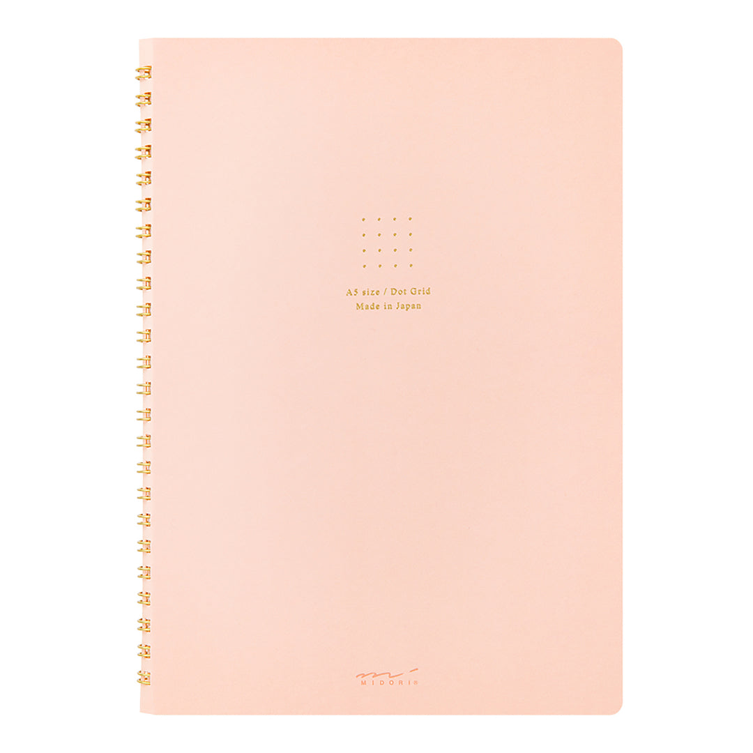 Midori - Ring Notebook A5 Color | Dotted | Pink