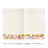 Midori - Yuru Log Notebook (B6) Cuaderno con Malla de Puntos | My Life