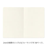 Midori - Yuru Log Notebook (B6) Cuaderno Cuadriculado | Grid 2x2mm