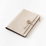 Midori - Yuru Log Notebook Cover (B6) Cloth | Beige