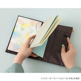 Midori - Yuru Log Notebook Cover (B6) Cloth | Beige