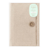 Midori - Yuru Log Notebook Cover (B6) Cloth | Beige