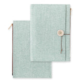 Midori - Yuru Log Notebook Cover (B6) Cloth | Light Blue