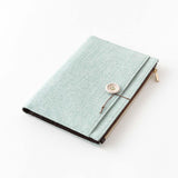 Midori - Yuru Log Notebook Cover (B6) Cloth | Light Blue