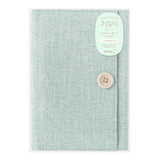 Midori - Yuru Log Notebook Cover (B6) Cloth | Light Blue