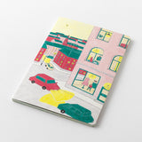 Midori - Yuru Log Notebook (B6) Cuaderno con Malla de Puntos | Daily Life