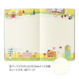 Midori - Yuru Log Notebook (B6) Cuaderno con Malla de Puntos | Daily Life