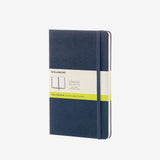Moleskine - Cuaderno Classic Large 13x21 cm A5 Tapa Dura | Azul Zafiro
