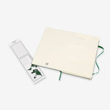 Moleskine - Cuaderno Classic Large 13x21 cm A5 Tapa Dura | Verde Mirto