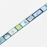 BGM - Washi Tape | Post Office - Plant Blue