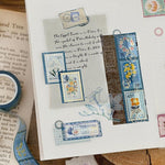 BGM - Washi Tape | Post Office - Plant Blue