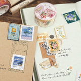 BGM - Washi Tape | Post Office - Plant Blue