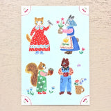 Cozyca Products - Bloc de Postales | Aiko Fukawa - Fluffy Friends