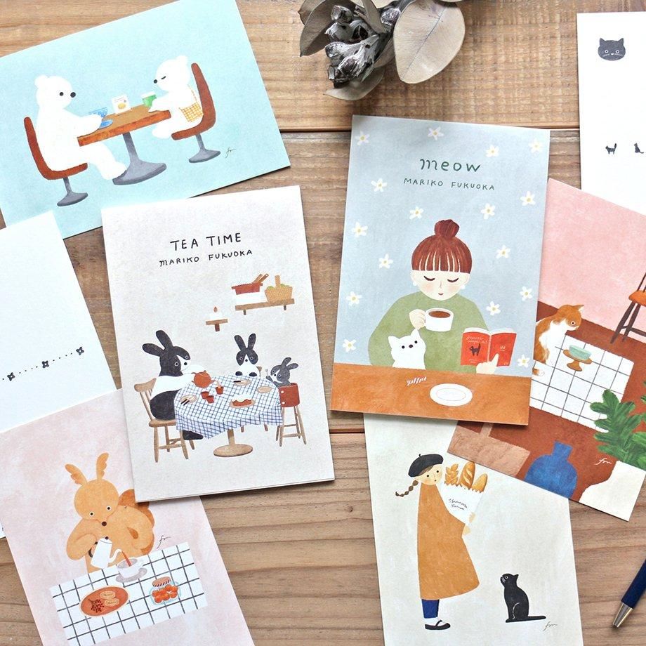 Cozyca Products - Bloc de Postales | Mariko Fukuoka - Tea Time