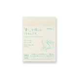 Midori MD Paper - Sticky Memo Pad A7 Dot Grid - Notas Adhesivas | Hojas con Puntos