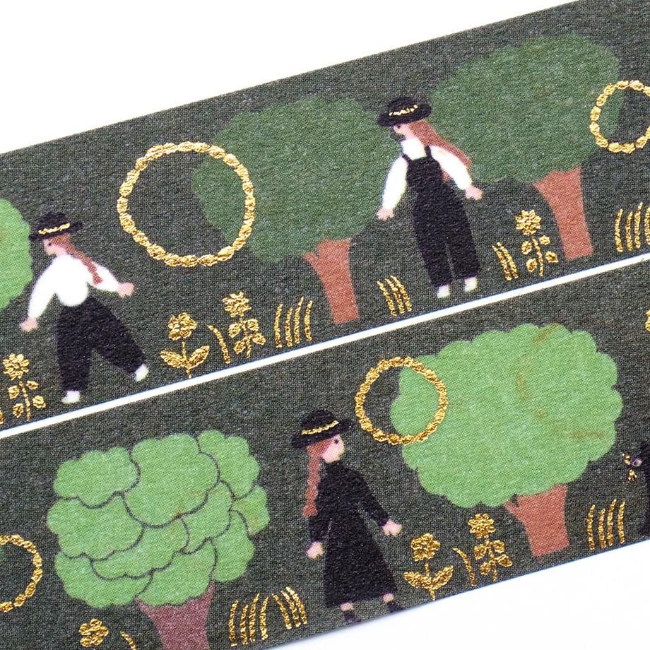 Cozyca Products - Washi Tape | Necktie - Green