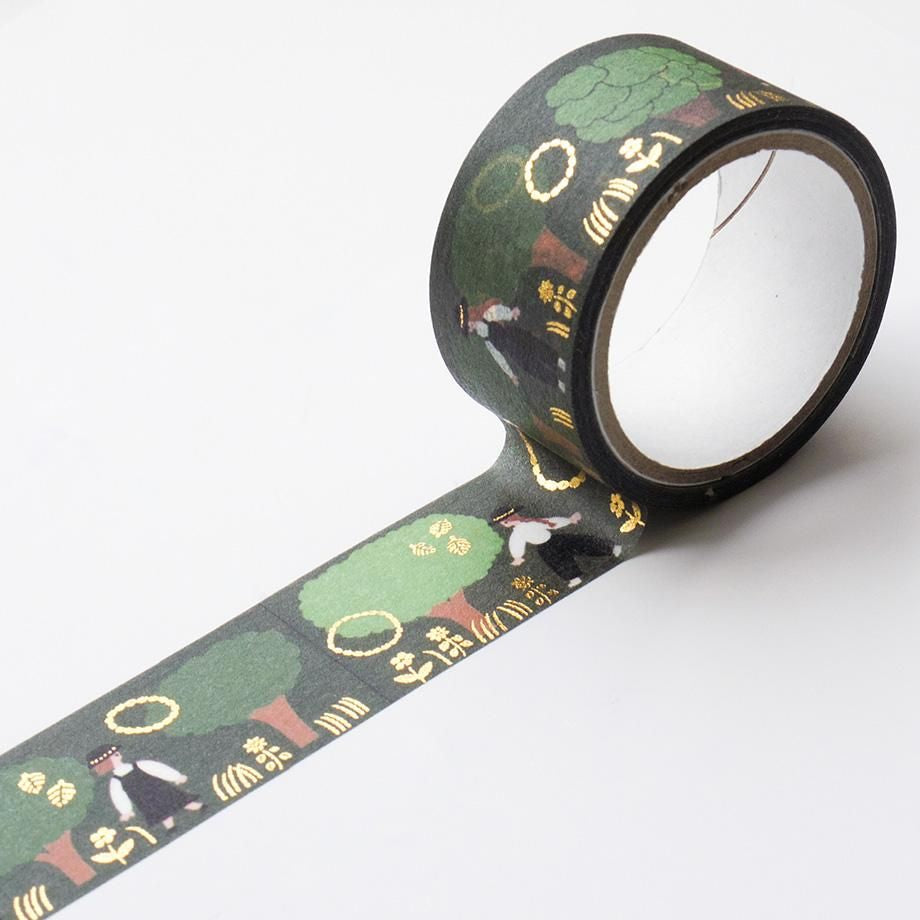 Cozyca Products - Washi Tape | Necktie - Green