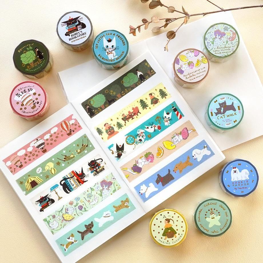 Cozyca Products - Washi Tape | Necktie - Green