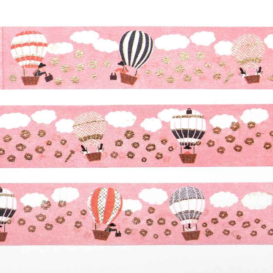 Cozyca Products - Washi Tape | Necktie - Balloon Travel