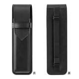 Midori - Book Band Pen Case B6 - A5 Estuche de Piel Reciclada | Negro