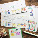 Cozyca Products - Bloc de Cartas | Aiko Fukawa - Jardin