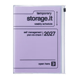 MARK'S - Weekly Vertical Planner 2027 | A5 | Storage.it Lavender