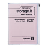 MARK'S - Agenda Semanal Vertical 2027 | A5 | Storage.it Pink