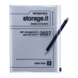 MARK'S - Weekly Vertical Planner 2027 | A5 | Storage.it Silver