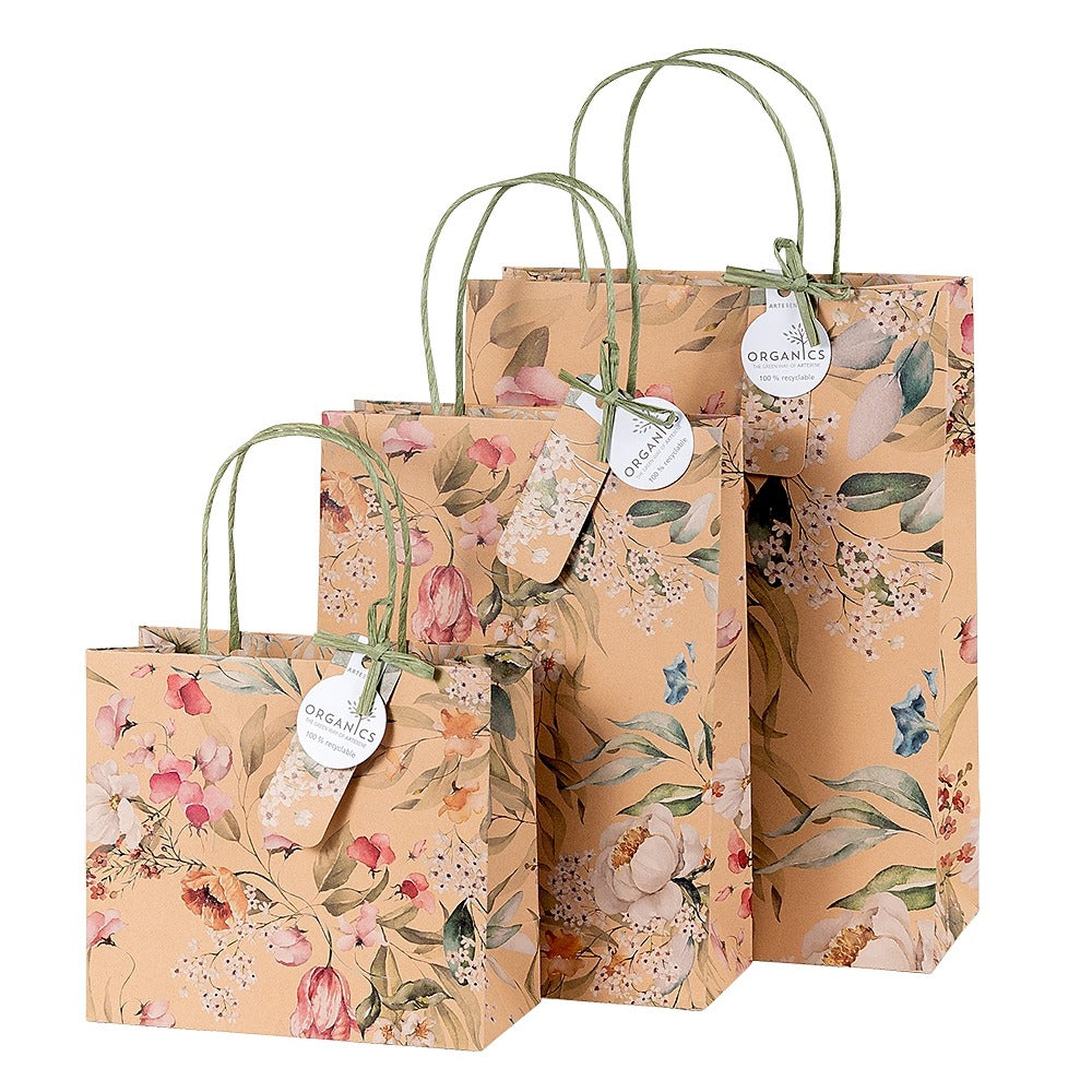 ARTEBENE - Gift Bags Organics Floral | 3 Sizes