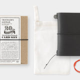 Traveler's Company - TRAVELER'S notebook Card Size 20th Anniversary Set | Black
